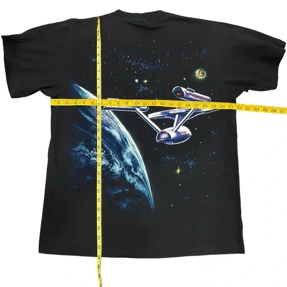 Vintage Changes Star Trek USS Enterprise Spaceship T-Shirt Trekkie 90’s … - Picture 16 of 16